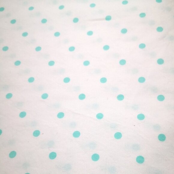 Brand New Pottery Barn Kids 100% Organic Cotton Polka Dot Full Flat Sheet - Picture 2 of 4